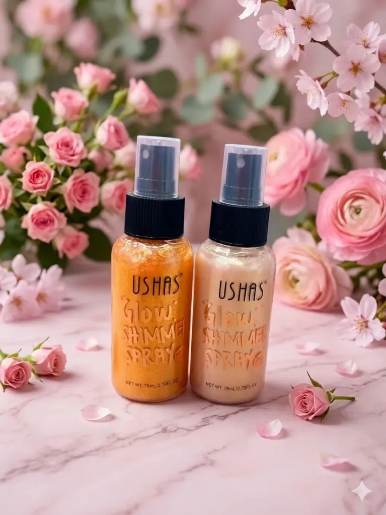 glow shimmer spray ushas 78 ml.