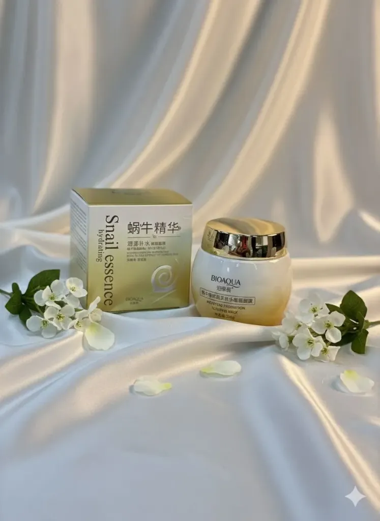 mascarilla para dormir baba caracol bioaqua