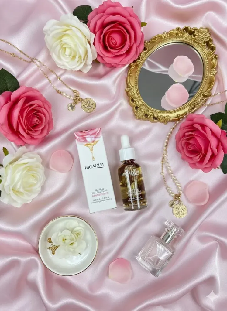 aceite flores fresca