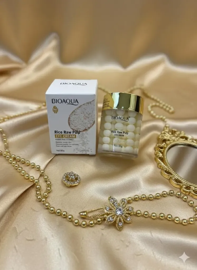 crema de ojos gel arroz