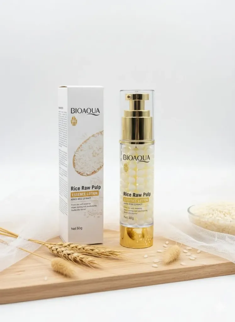 loción facial arroz