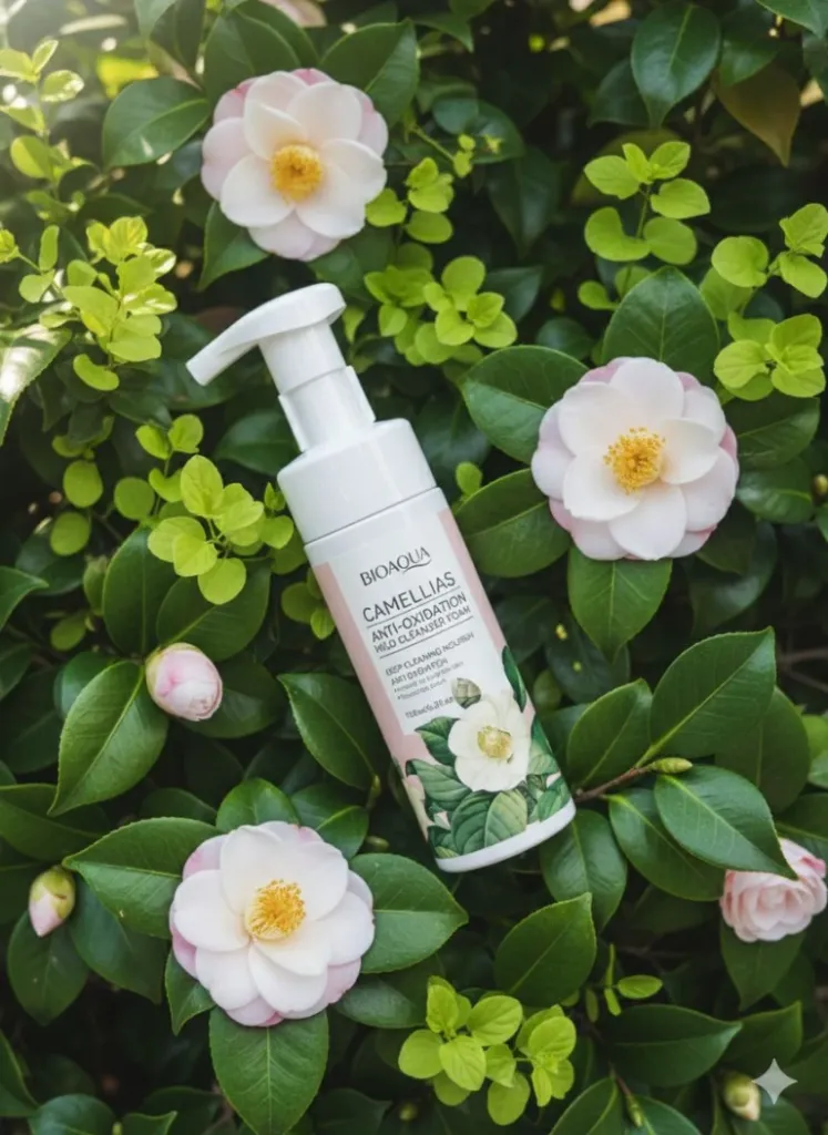 espuma limpiadora camelias